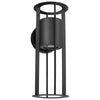 Satco 62/1650 Continuum - 10W LED - Small Wall Lantern - Matte Black Finish