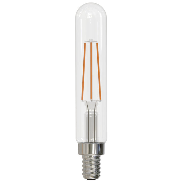 Bulbrite 776724 4.5 Watt T8 LED Filament - 5 inch - 3000K - E12 Base - 120V - Dimmable - Clear Finish