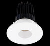 Lotus LED-2-S15W-3018K-2RRWH-2RPH-24D 2 Inch Round Recessed LED Downlight Designer Series 15 Watt - High Output - 3000-1800 Kelvin - Dim to Warm - 24 Degree Beam Spread - White Reflector - Round Pinhole Trim