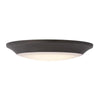 Westinghouse 6134100 - 16W 7" LED Flush Blk Bronze Wet Loc 27-50K