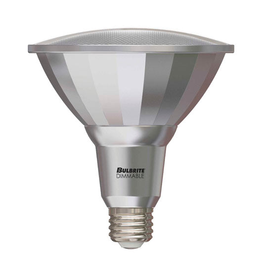 BULBRITE 772610 18 Watt PAR38 LED - E26 Medium Base - 2700 Kelvin Warm White - 1150 Lumens - Dimmable - 120 Volt