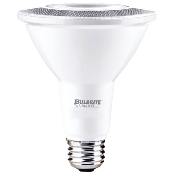 Bulbrite 772249 10 Watt PAR30LN LED - 4000K - E26 Base - 120V - White Finish - Dimmable