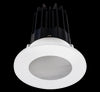 Lotus LED-2-S15W-3018K-2RRWH-2RST-24D 2 Inch Round Recessed LED Downlight Designer Series 15 Watt - High Output - 3000-1800 Kelvin - Dim to Warm - 24 Degree Beam Spread - White Reflector - Shower Trim