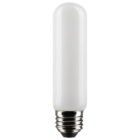 Satco S21353 8 Watt T10 LED - Frost - Medium base - 90 CRI - 3000K - 120 Volt