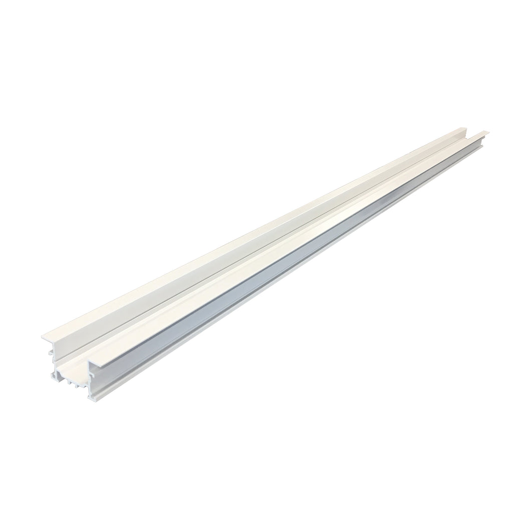 Nora Lighting NTRT-4W - 4' Recessed Track Housing - White finish