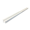 Nora Lighting NTRT-4W - 4' Recessed Track Housing - White finish