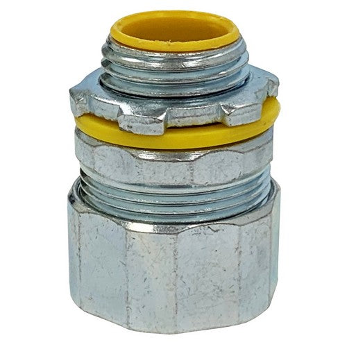 Morris Products 15206 2" Steel Liquid Tight Connectors - Straight - Insulated Throat