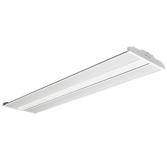 Trace-Lite MQHB-XL-400-D-VS-5K - Mini Linear LED Highbay - X-Large - 400W - Diffused Lens - 120-277VAC - 0-10V Dimming - 5000K CCT - AUX Sensor Receptacle - White Finish