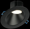 Lotus LED Lights LD3R-5CCT-4RSL-BK - 4 Inch Round Sloped Regressed LED Downlight - 15 Watt - CCT Switchable Black Trim