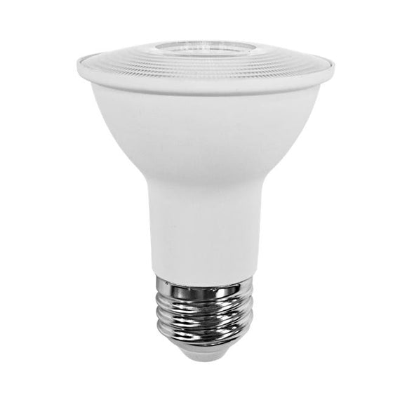 Halco 7PAR20-FL-LED-840-D-ES 80202 6.5 Watt LED PAR20 Flood (40D) Dimming 80+ CRI 4000K White Housing (Essential Series)