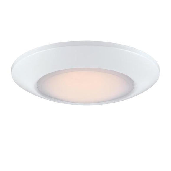 Westinghouse 6120100 11 in. Makira 20W Dimmable LED Flush, White Finish, ENERGY STAR