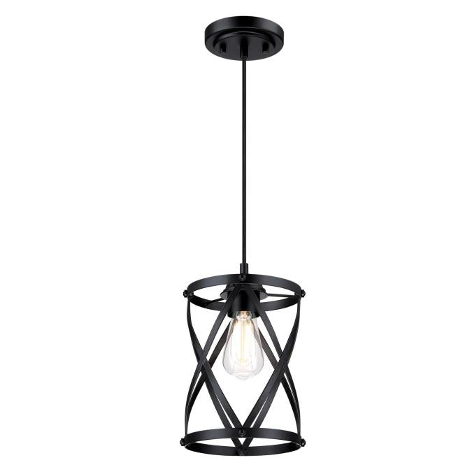 Westinghouse 6132500 - 1Lt Pendant Matte Black