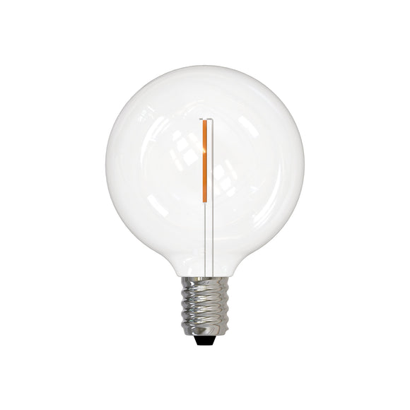 Bulbrite 776786 0.7 Watt G16 LED Filament - 2700K - E12 Base - 120V - Clear Finish