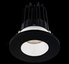 Lotus LED-2-S15W-3018K-2RRWH-2RTBK 2 Inch Round Recessed LED Downlight Designer Series 15 Watt - High Output - 3000-1800 Kelvin - Dim to Warm - White Reflector - Black Trim