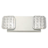 Exitronix QMS-WH - Micro LED Thermoplastic Emergency Unit - Square Lamp Head - NiCad Battery - White Finish