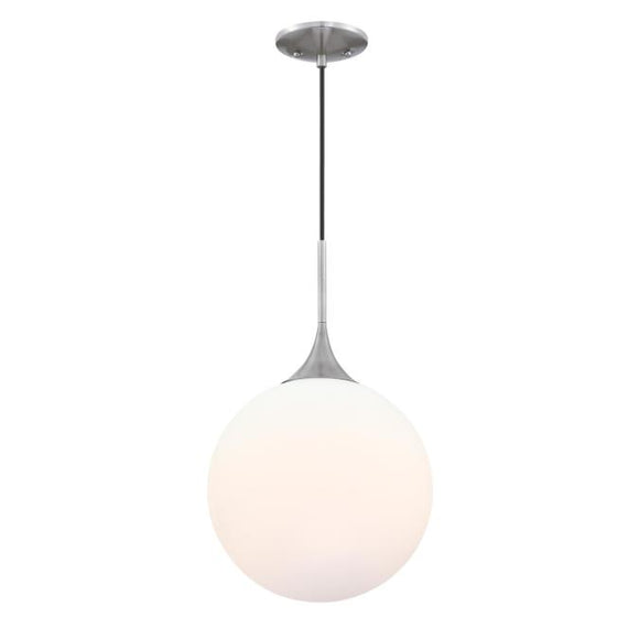 Westinghouse 6119500 Moretti LED Pendant, Brushed Nickel Finish