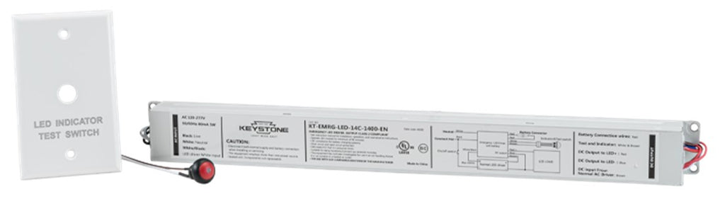 Keystone KT-EMRG-LED-14C-1400-EN Constant Wattage LED Emergency Back-Up Driver