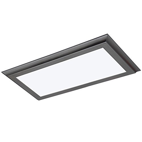 NUVO Lighting 62/1172 Blink™ Plus LED Surface Mount Downlight Fixtures - 22 Watt - 12x24 Inch - 3000 Kelvin - Gun Metal Finish