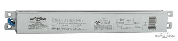 Keystone KTEB-128HE-1-RS - (1) Lamp Fluorescent Ballast