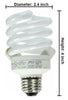 TCP 4891841K  18 Watt Compact Fluorescent Spiral - 75 Watt Equivalent - 4100 Kelvin