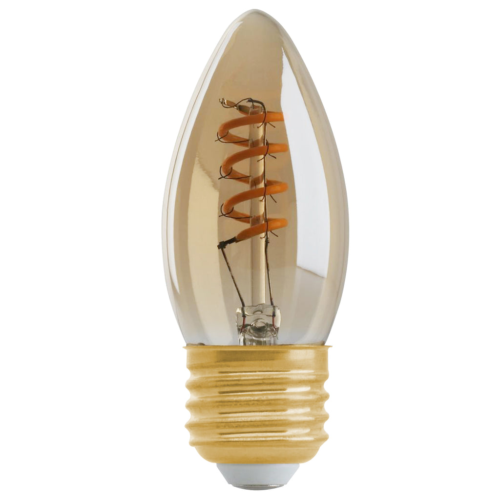 Satco S9970 LED Decorative B10 Amber