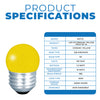 Satco S9166 LED S11 Shape Yellow