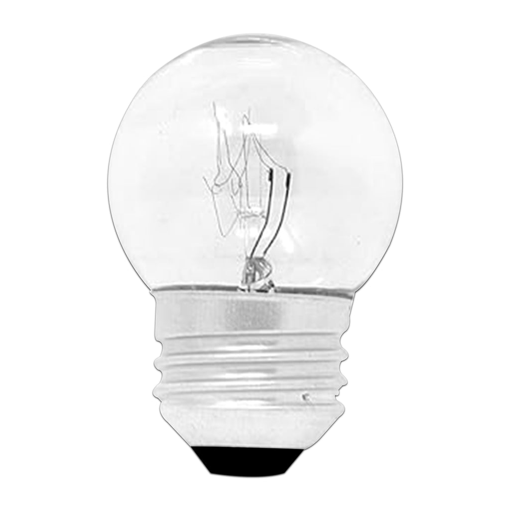 Westinghouse 0456400 7.5 Watt Incandescent S11 Specialty Clear - 2700 Kelvin - Warm White - 52 Lumens - E26-Medium Base - 130 Volt - Box