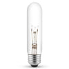 Westinghouse 0371000 25 Watt Incandescent T10 Specialty Clear - 2700 Kelvin - Warm White - 180 Lumens - E26-Medium Base - 120 Volt - Card