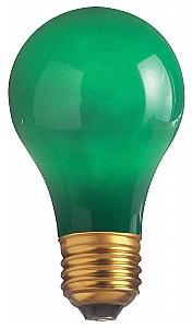 Satco S4982 Incandescent A19 Green