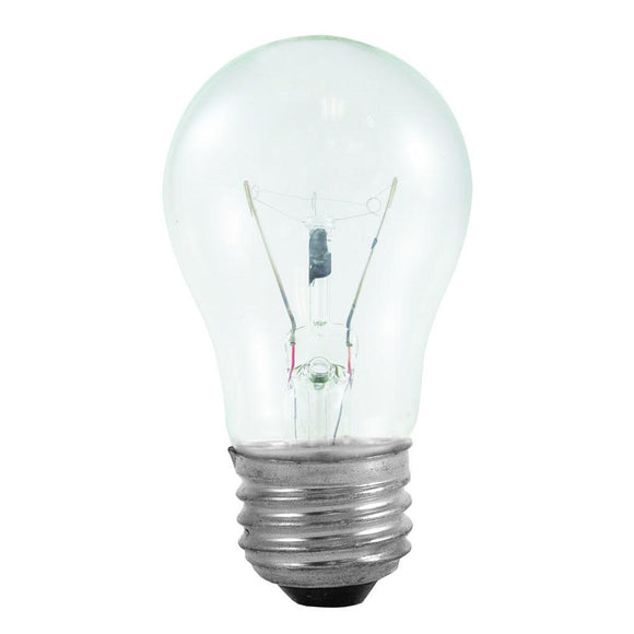 Bulbrite 104125 25 Watt A15 Incandescent White appliance