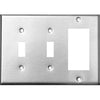 Morris Products 83864 SS 3G 2Toggle 1Decor/GFCI #304