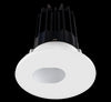 Lotus LED-2-S15W-5CCT-2RRAK-2RSA-24D 2 Inch Round Recessed LED 15 Watt Designer Series - 5CCT Selectable - 1000 Lumen - 24 Degree Beam Spread - Alzak Reflector - Slot Aperture Trim