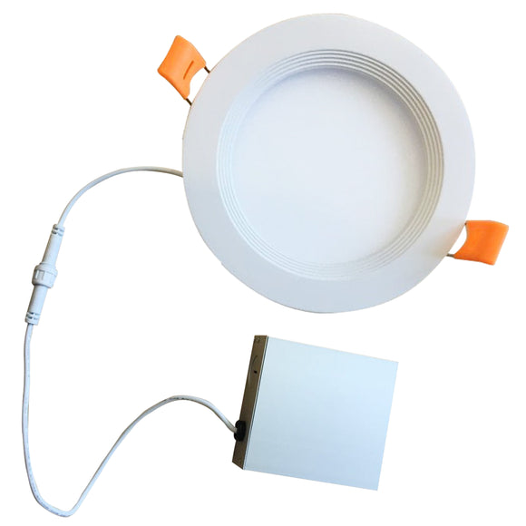 BULBRITE 773272 18 Watt 8 Inch Regressed LED Downlight - 4000 Kelvin Cool White - 1400 Lumens - White - 120 Volt