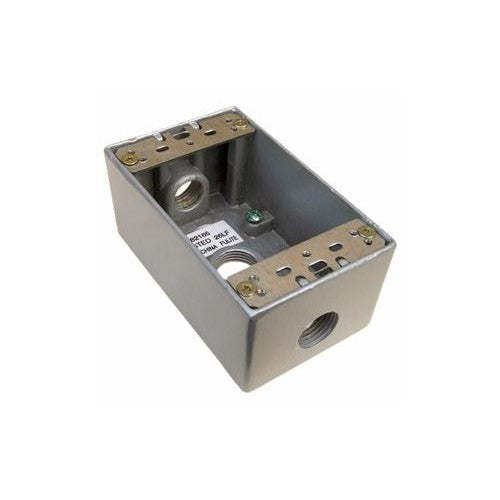 Morris Products 36000 WP Box 3-1/2 inch Holes Gray