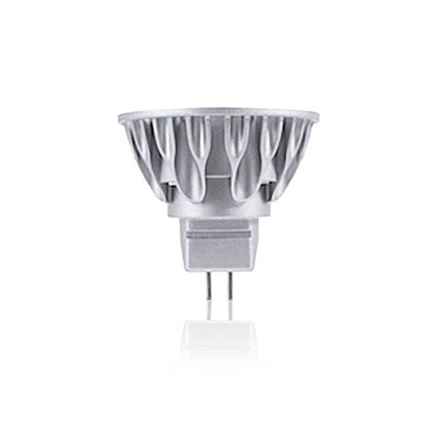 BULBRITE 777045 7.5 Watt MR16 LED - GU5.3 Bi Pin Base - 3000 Kelvin Warm White - 630 Lumens - Silver - 12 Volt