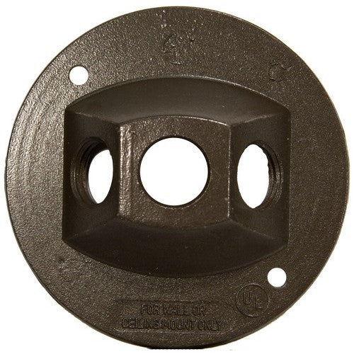 Morris Products 36844 4 inch Rnd Cover 3-1/2 inch Hole Brnz