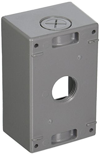 Morris Products 36020 WP Box 3-3/4 inch Holes Gray