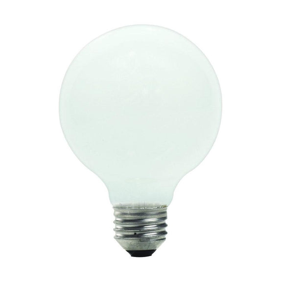 Bulbrite 616543 43 Watt G25 Halogen White Globe