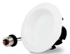 Legion LEDRE4RD-8-40-120V-WH - 4 Inch LED Downlight Retrofit  - Round - 4000 Kelvin - Dimmable - Decorative White Flange