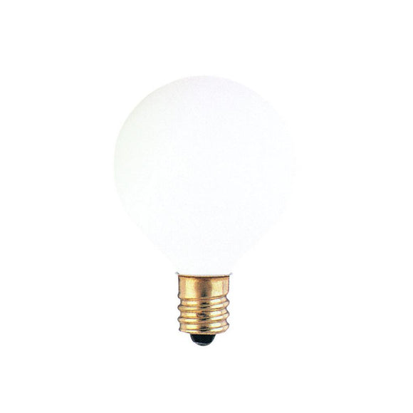 Bulbrite 300015 15 Watt G12 Incandescent White Globe