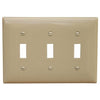 Morris Products 81030 Lexan Wall Plates 3 Gang Toggle Switch Ivory - This 3 Gang Wall Plate Toggle Switch provides value.