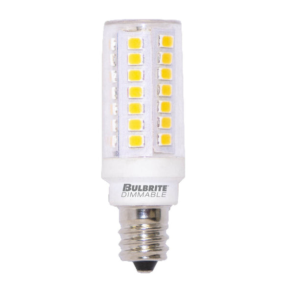 Bulbrite 770632 5 Watt T6 LED White Candelabra Base