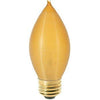 Satco S3416 Incandescent Chandelier C15 Amber