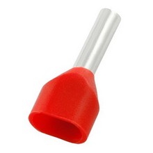 Morris Products 12784 2-#18 Red Twin Nylon Ferrule (Pack of 100)