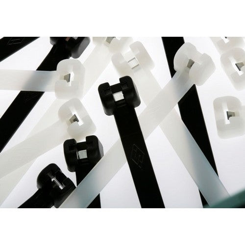 Morris Products 20722 Nylon Cable Ties with Stainless Steel Locking Pawl