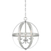 Westinghouse 6341900 3 Light Pendant Brushed Nickel Finish