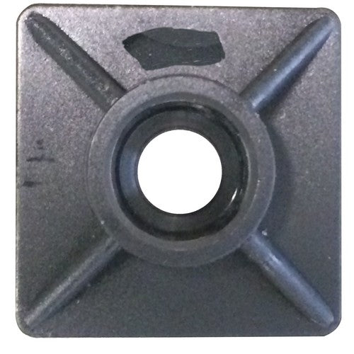 Morris Products 20356 Self-Adhesive Tie Mounts UV Black Nylon (Pack of 100)