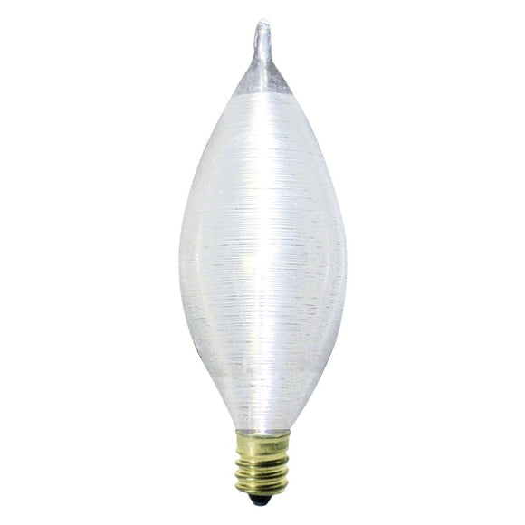 Bulbrite 430060 60 Watt C11 Incandescent White Spunlite