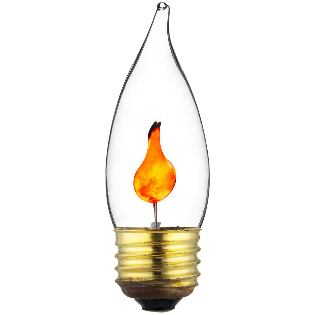 Sunlite 01504-SU - 3EFC Incandescent Chandelier Flicker Bulb