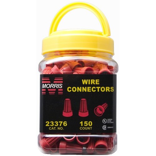 Morris Products 23376 P6 Red Wire Connector Sm Jar